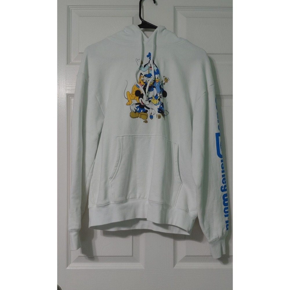 Disney Parks Walt Disney World Hanukkah Mickey & Friends Hoodie White Mens Small